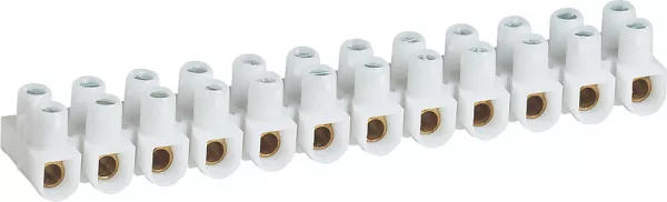 legrand-borne de raccordement nylbloc 12 plots de 10mm� - 57a - blanc (098422)