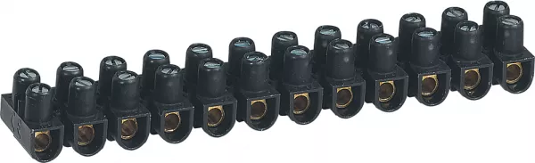 legrand-borne de raccordement nylbloc 12 plots de 10mm� - 57a - noir (098432)
