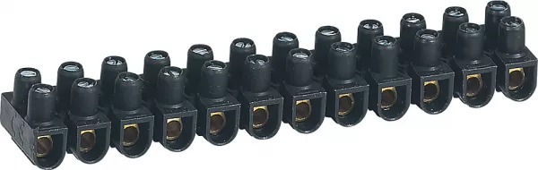 legrand-borne de raccordement nylbloc 12 plots de 6mm� - 41a - noir (098431)