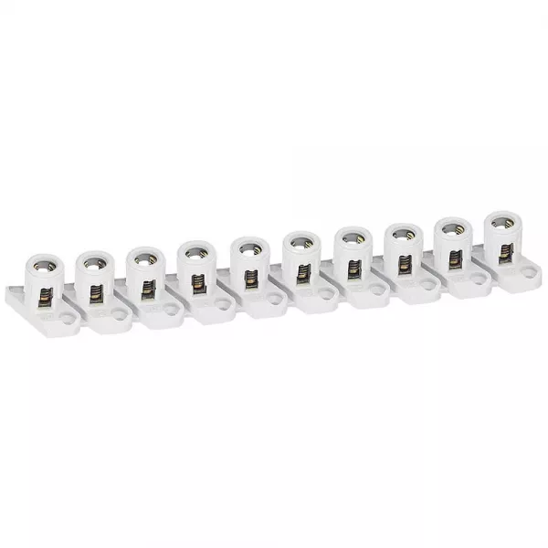 legrand-borne de raccordement pour coffrets de d�rivation - 2x10 mm� - 10 bornes (098401)