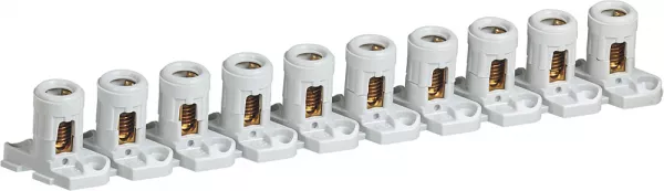 legrand-borne de raccordement pour coffrets de d�rivation - 2x16 mm� - 10 bornes (098402)