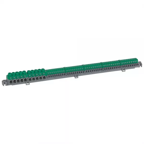 legrand-bornier de r�partition ip2x - connexion auto - 5 + 5 bornes � cage - l 385mm (005054)