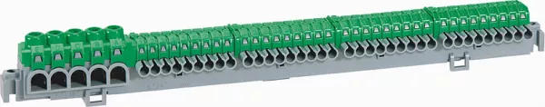 legrand-bornier de r�partition ip2x - connexion auto - 5 bornes � cage - l 276mm (005053)