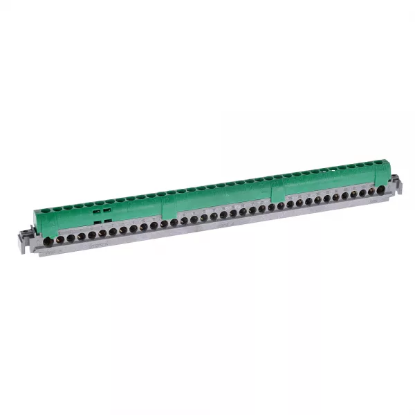 legrand-bornier de r�partition isol� ip2x terre - 2 connexions 6-25mm� -vert -long.276mm (004838)
