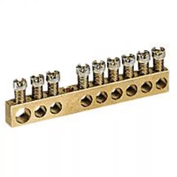 legrand-bornier de r�partition nu � visser - 1 connexion 6mm� � 25mm� - longueur 157mm (004806)