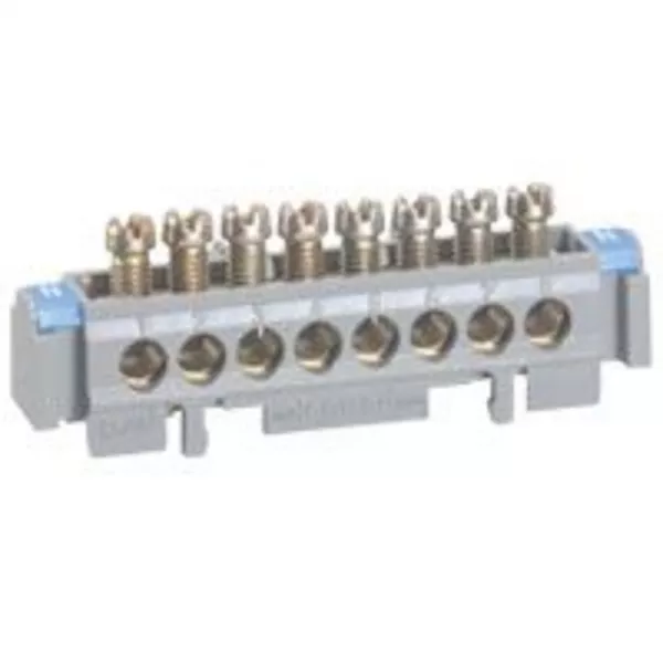 legrand-bornier r�partition nu sur support - 1 connexion 6mm� � 25mm� - longueur 113mm (004824)