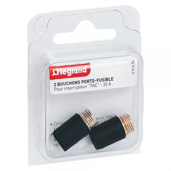 legrand-bouchons porte-fusible (x 2) - pour interrupteur pac (091494)