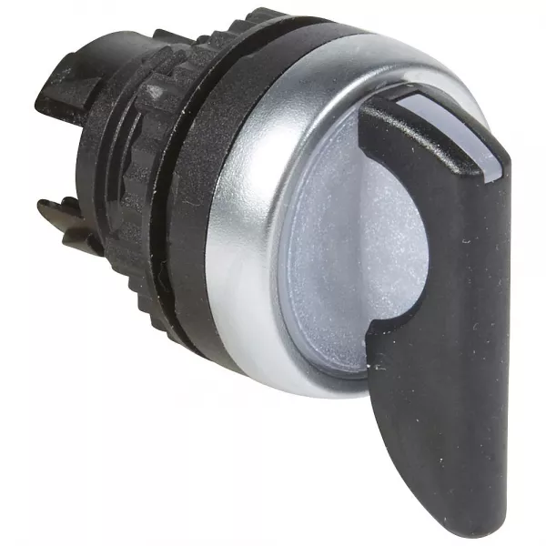 legrand-bouton tournant lum � levier noir ip69 osmoz composable 3 positions fixes 45� (024061)