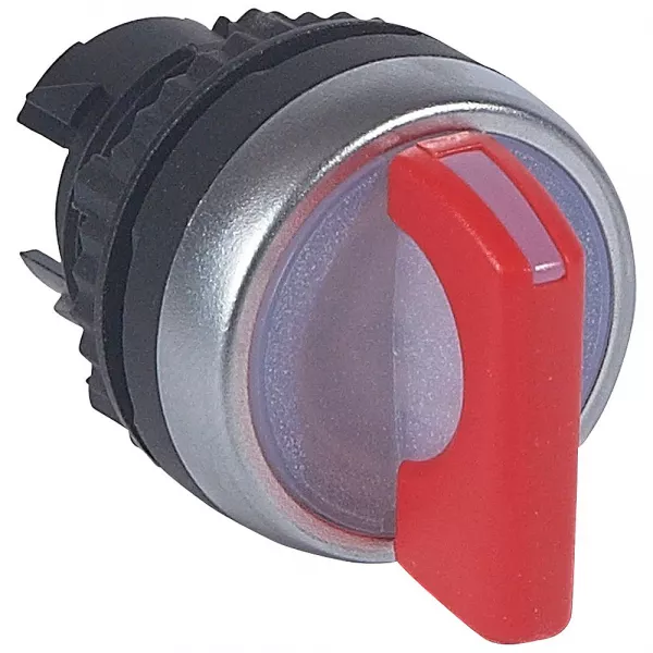 legrand-bouton tournant lum manette rouge ip69 osmoz composable - 2 positions fixes 90� (024041)
