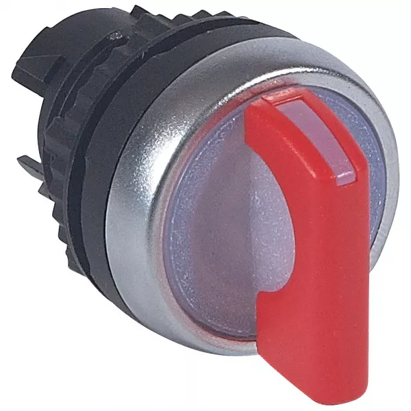 legrand-bouton tournant lum manette rouge ip69 osmoz composable - 3 positions fixes 45� (024051)