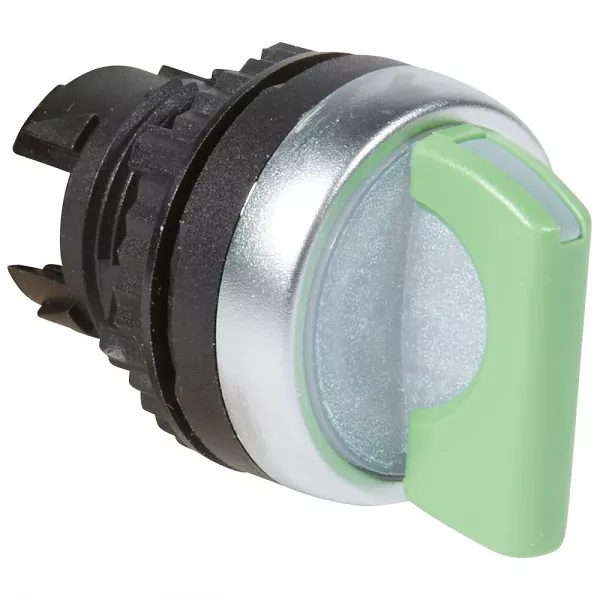 legrand-bouton tournant lum manette verte ip69 osmoz composable - 3 positions fixes 45� (024052)