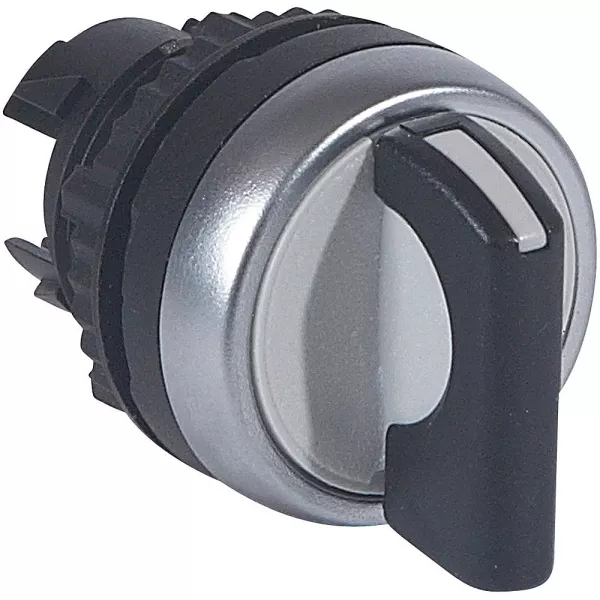 legrand-bouton tournant non lum � manette noire ip69 osmoz compo 3 positions fixes 90� (023929)