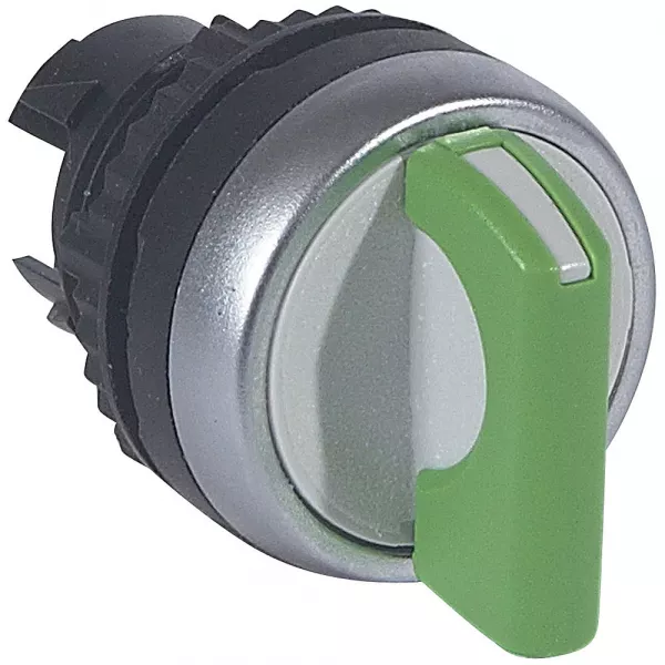 legrand-bouton tournant non lum � manette verte ip69 osmoz compo 3 positions fixes 45� (023922)