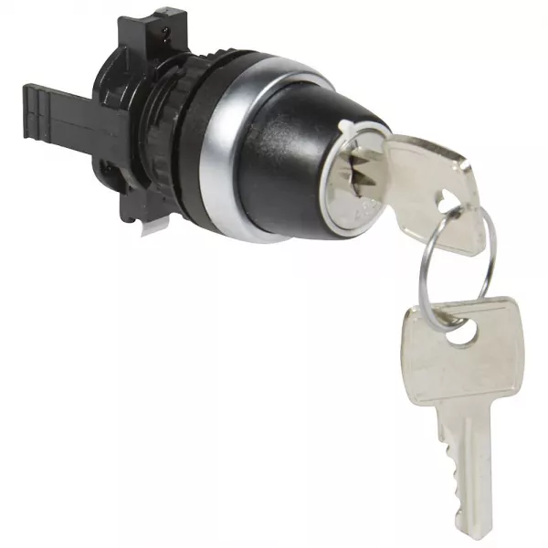 legrand-bouton tournant non lumineux � cl� n�455 ip69 osmoz complet - 2 positions fixes (023738)