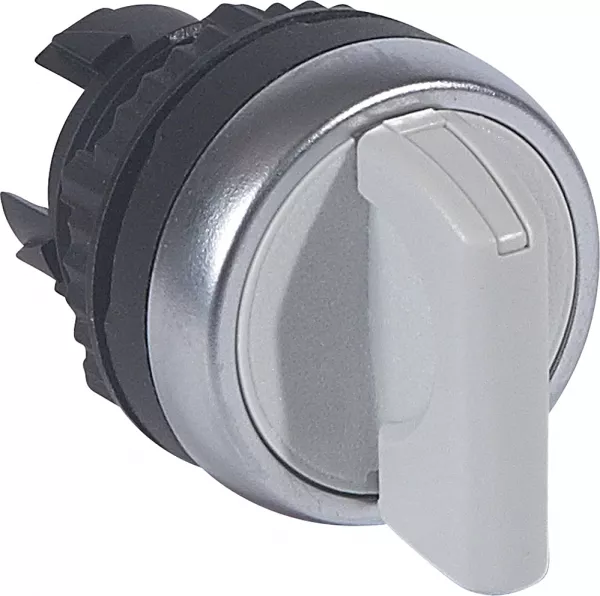 legrand-bouton tournant non lumineux manette grise ip66 osmoz composable - 2 positions (023904)