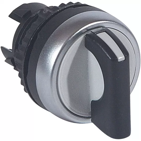 legrand-bouton tournant non lumineux manette noire ip66 osmoz composable - 2 positions (023903)