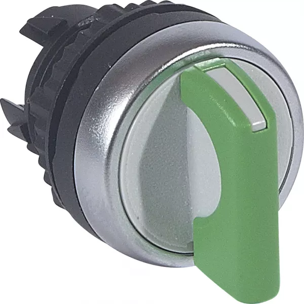 legrand-bouton tournant non lumineux manette verte ip66 osmoz composable - 2 positions (023902)