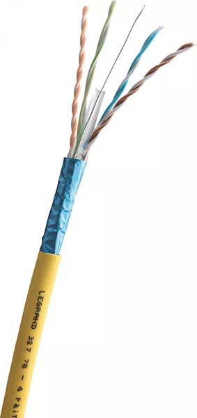 legrand-c�ble pour r�seaux locaux lcs� cat�gorie 6a f/utp 4 paires torsad�es - 500m (032778)