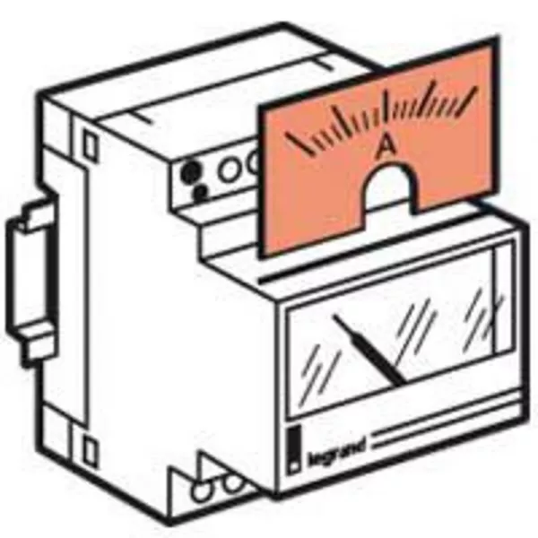legrand-cadran de mesure analogique pour amp�rem�tre r�f�rence 004600 - 0a � 1250a (004666)