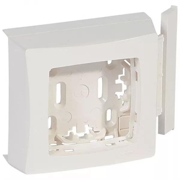 legrand-cadre appareillage saillie 1 poste pour moulure dlplus �paisseur 12,5mm - blanc (031405)