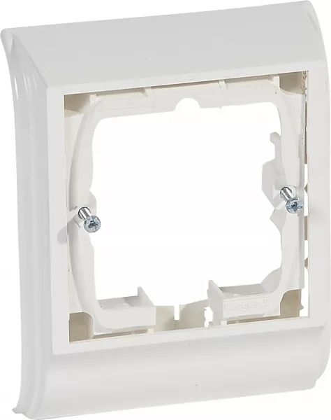 legrand-cadre mosaic 2 modules pose sur plinthe dlplus 80x20mm ou 120x20mm - blanc (031664)