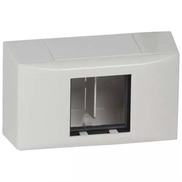 legrand-cadre mosaic 2 modules pour toutes moulures dlplus - blanc (031611)