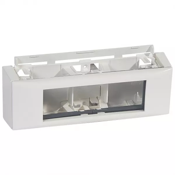 legrand-cadre mosaic 6 modules pour toutes moulures dlplus - blanc (031614)
