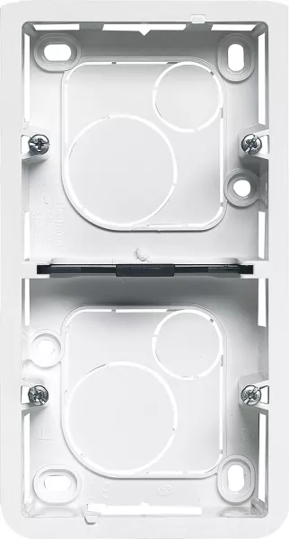 legrand-cadre mosaic pour 4 modules montage vertical - profondeur 40mm (080282)