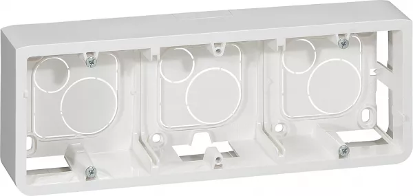 legrand-cadre mosaic pour 6 modules montage horizontal - profondeur 40mm (080286)