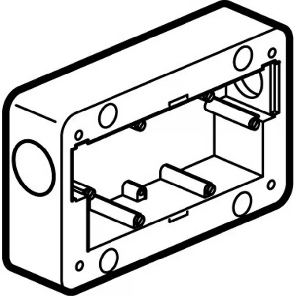 legrand-cadre saillie - 2 postes - soliroc - ik10 (077892)
