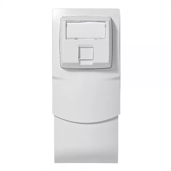 legrand-cadre saillie 1 poste avec prise rj45 pour plinthe (298926)