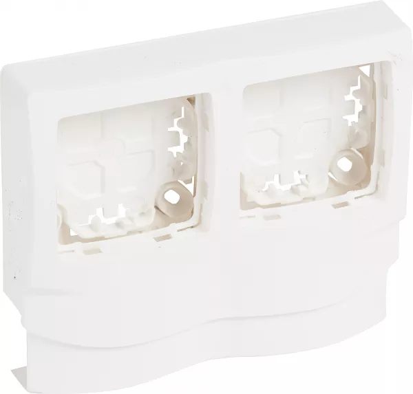 legrand-cadre saillie 2 postes pour pose le long moulures dlplus hauteur 16mm (031416)