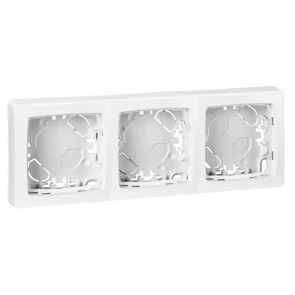 legrand-cadre saillie 3 postes appareillage saillie blanc (086093)