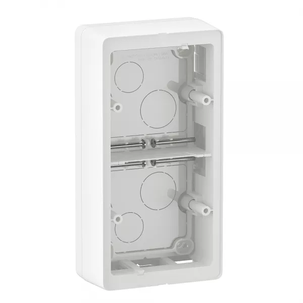 legrand-cadre saillie c�liane 2 postes - livr� avec vis - blanc (cb0232)