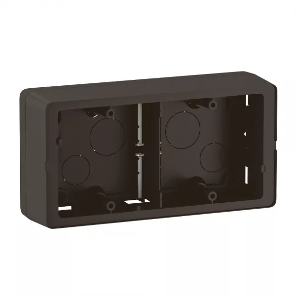 legrand-cadre saillie c�liane 2 postes - livr� avec vis - noir (cn0232)