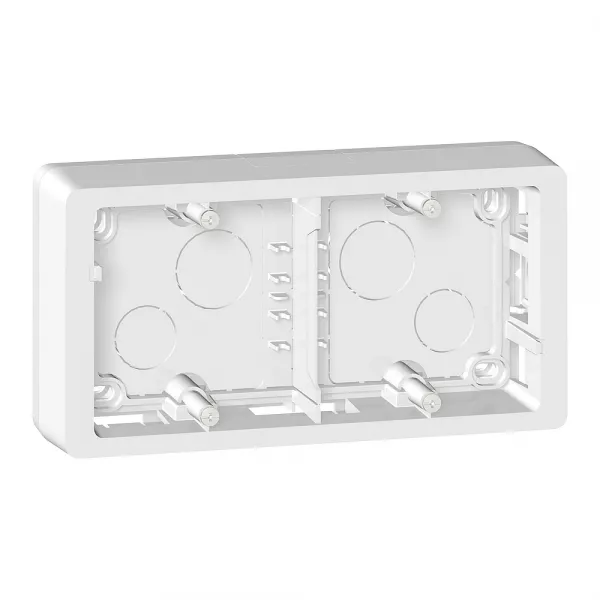 legrand-cadre saillie c�liane 2 postes horizontal ou vertical titane (080245)