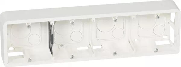 legrand-cadre saillie prof.40 mosaic pour 10 ou 4x2 modules horizontal et support 080254 (080284)