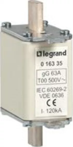 legrand-cartouche industrielle � couteau typegg taille 00 - avec voyant - 40a (016325)