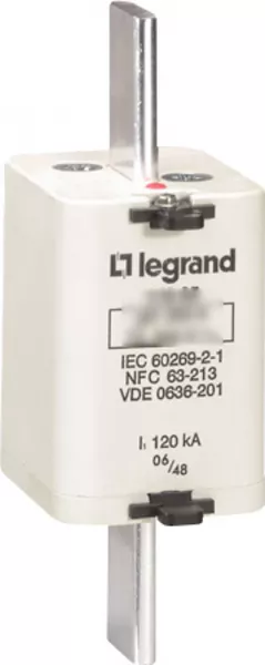 legrand-cartouche industrielle � couteau typegg taille 2 - avec voyant - 200a (017860)