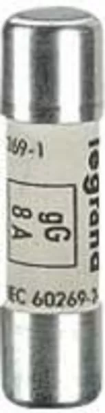legrand-cartouche industrielle cylindrique typegg 10x38mm sans voyant - 8a (013308)