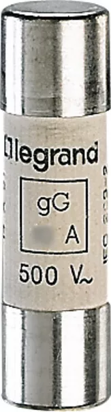 legrand-cartouche industrielle cylindrique typegg 14x51mm avec percuteur - 32a (014532)
