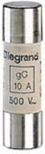 legrand-cartouche industrielle cylindrique typegg 14x51mm avec percuteur - 4a (014504)