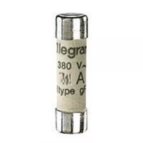 legrand-cartouche industrielle cylindrique typegg 8x32mm avec voyant - 10a (012410)