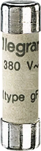 legrand-cartouche industrielle cylindrique typegg 8x32mm sans voyant - 12a (012312)