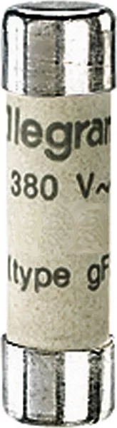 legrand-cartouche industrielle cylindrique typegg 8x32mm sans voyant - 2a (012302)