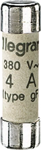 legrand-cartouche industrielle cylindrique typegg 8x32mm sans voyant - 4a (012304)