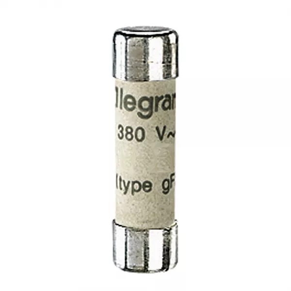 legrand-cartouche industrielle cylindrique typegg 8x32mm sans voyant - 8a (012308)