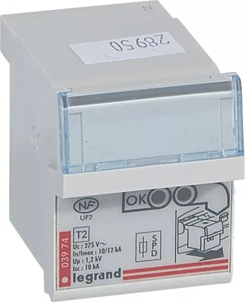 legrand-cassette de remplacement pour parafoudre r�ferences 003971 et 003973 (003974)