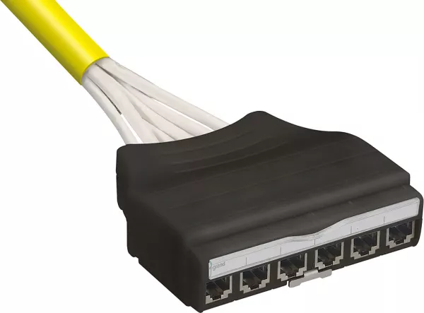 legrand-cassette pr�connectoris�e frette cuivre cat.6a s/ftp cassette/plug - 6m (032833)
