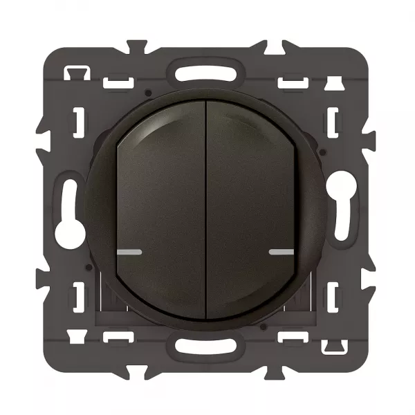 legrand-cde double sans fils �clairage/prise c�liane with netatmo sans plaque graphite (064894a)